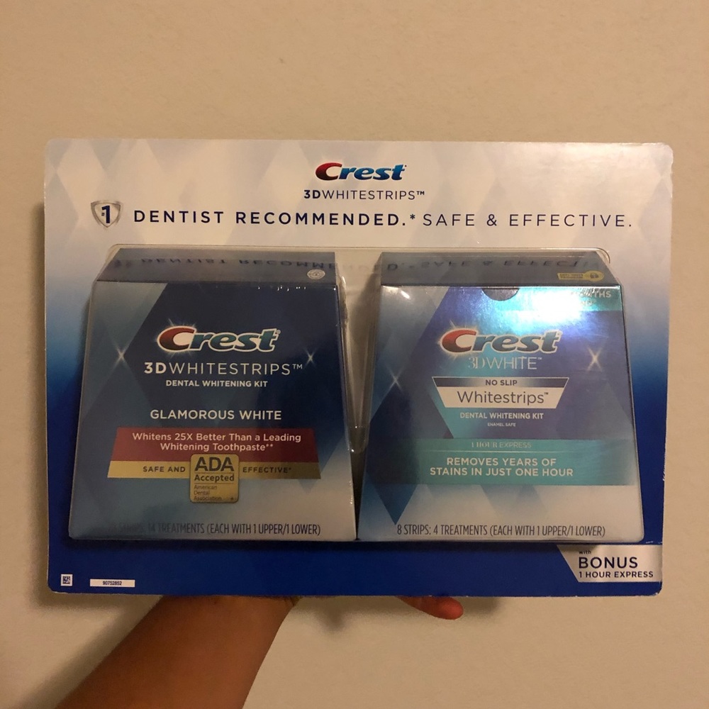 Crest 3D whitening strips